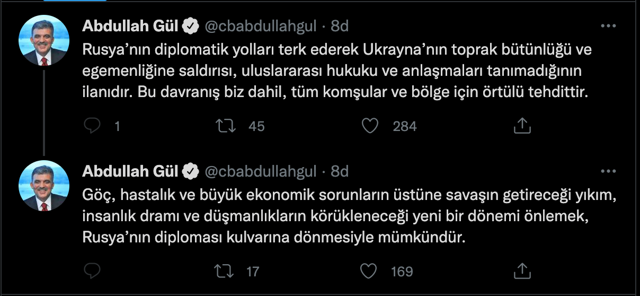 Abdullah Gül'den Rusya çıkışı! Rusya Türkiye'yi tehdit ediyor - Resim: 0