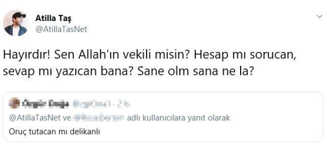 Takipçisi oruç tutacak mısın diye sordu Atilla Taş'ın çıkışı şaşırttı - Resim: 3