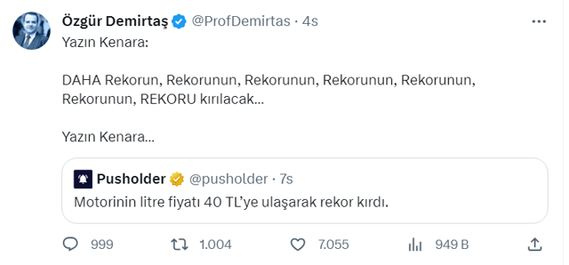 Motorin ve benzine zam! Özgür Demirtaş'tan uyku kaçıracak tahmin: Rekorun rekorunun rekoru gelecek... - Resim: 0