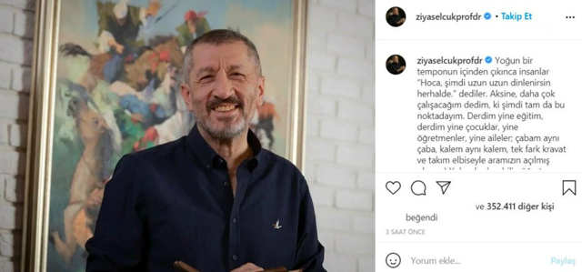 Ziya Selçuk'un sosyal medya paylaşımında yeni imajı dikkat çekti - Resim: 0
