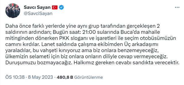 İzmir'de CHP afişleri olan kahvehaneye saldırı! CHP: Savcı Sayan ve beraberindekiler saldırdı - Resim: 1