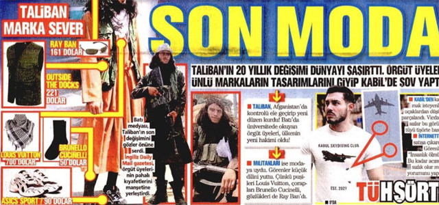 Marka kıyafetler kullanan Taliban'ı manşetine taşıdı CHP'li vekil tepki gösterdi - Resim: 0
