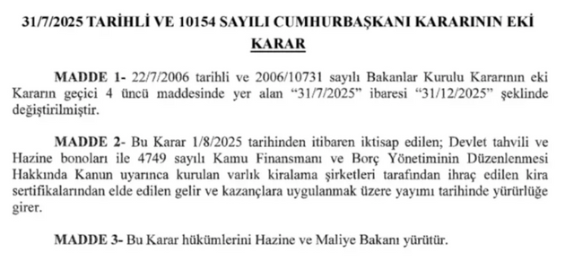 Faiz kararı sonrası piyasalar için 'indirim' haberi! Erdoğan imzaladı - Resim: 0