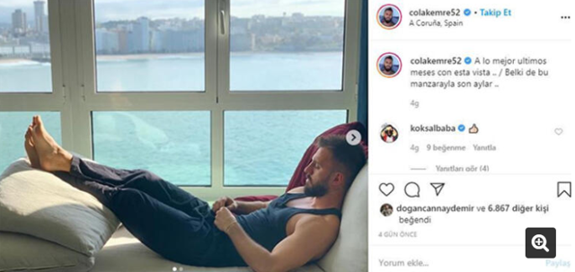 Emre Çolak: Belki de bu manzarayla son anlar - Resim: 0