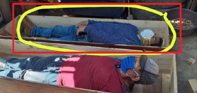 Belediye Başkanı alem yaparken basılınca tabuta girip ölü taklidi yaptı - Resim: 1