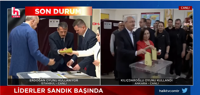 Kemal Kılıçdaroğlu oyunu kullandı! Erdoğan'dan bir dakika önce sandığa gitti - Resim: 0