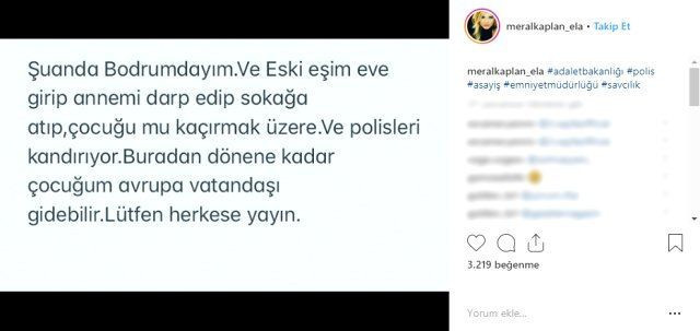 Ünlü oyuncu Meral Kaplan Instagram'dan yardım istedi: Eski eşim... - Resim: 3