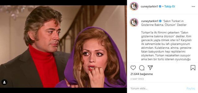 Cüneyt Arkın Türkan Şoray'la anısını anlattı işte meşhur filmin o sahnesinin hikayesi - Resim: 2