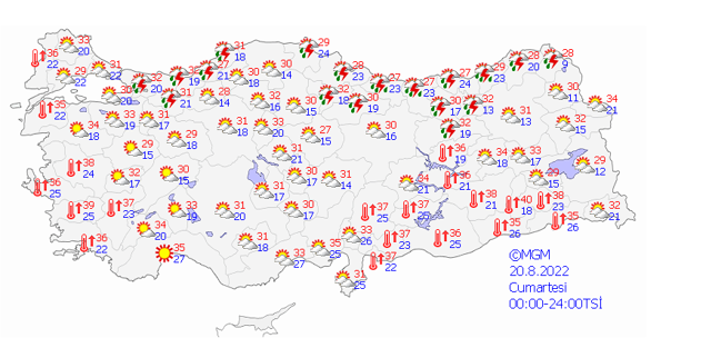 İstanbul'a yüksek sıcaklık uyarısı! Meteoroloji raporu 17 şehir dikkat Sakarya, Kocaeli, Sivas... - Resim: 2