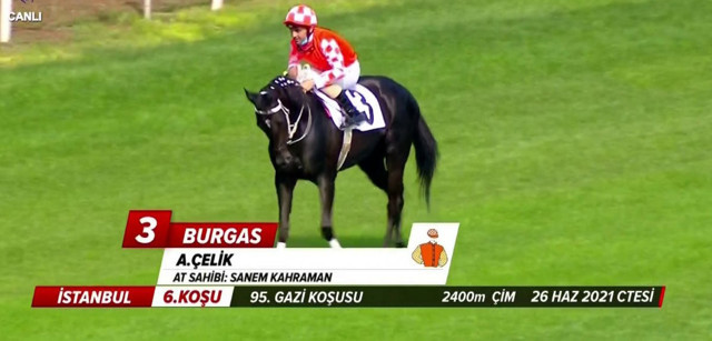 95. Gazi Koşusu’nu 'Burgas' kazandı! Jokey Ahmet Çelik'in üst üste 7'nci zaferi - Resim: 0