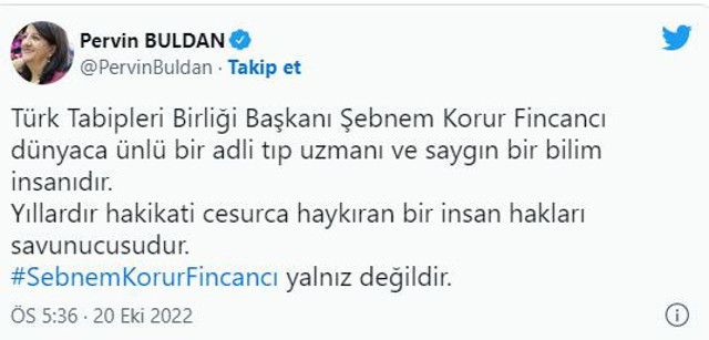 TSK'ya alçakça iftira atan TTB Başkanı Fincancı'ya HDP kalkanı! Adeta sıraya girdiler - Resim: 0