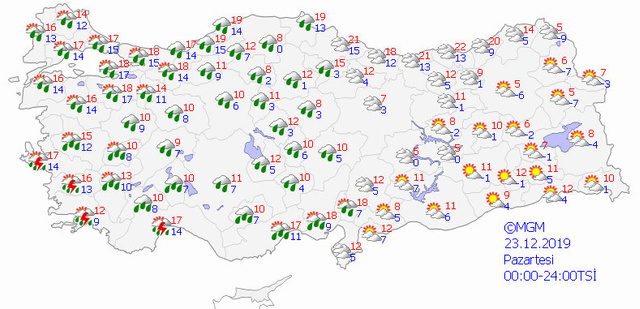 Hava durumu! Meteoroloji peş peşe uyardı - Resim: 0