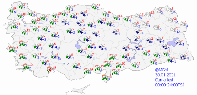 Meteorolojiden Ankara ve Bolu'da yoğun kar yağışı uyarısı - Resim: 0