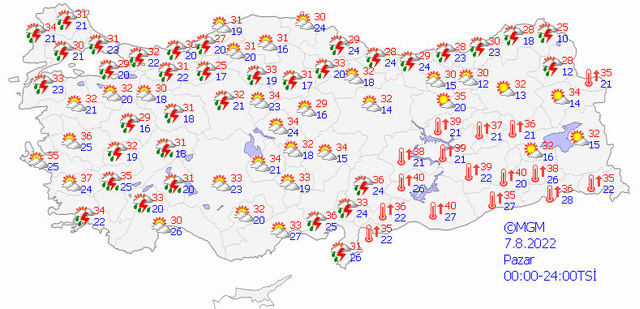 Meteoroloji'den sarı kodlu uyarı: 10 ilde kuvvetli sağanak Denizli Burdur Antalya Ankara - Resim: 0