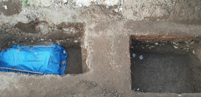 Bursa'da inşaatın temel kazısından tarihi yapı çıktı - Resim: 0