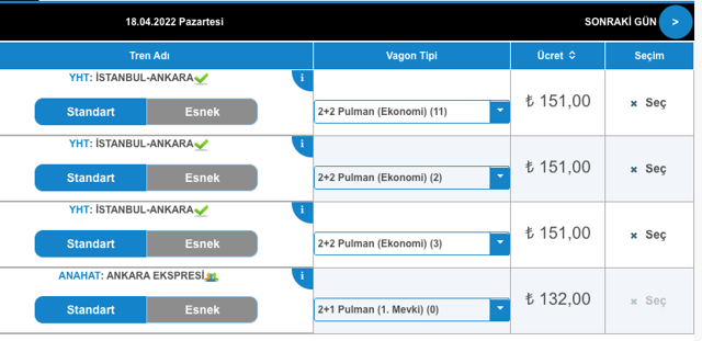 4 ayda 3. kez zam geldi! Hızlı tren İstanbul Ankara Eskişehir Konya bilet fiyatı bakın ne kadar oldu - Resim: 0