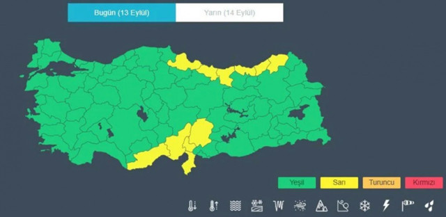 Meteorolojiden 11 il için sarı kodu uyarı! Rize Valiliğinden sel uyarısı! Giresun, Ordu, Trabzon, Samsun... - Resim: 0