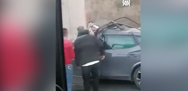 Kuzey Marmara Otoyolu'nuda feci kaza! TIR'a arkadan çarptı - Resim: 0