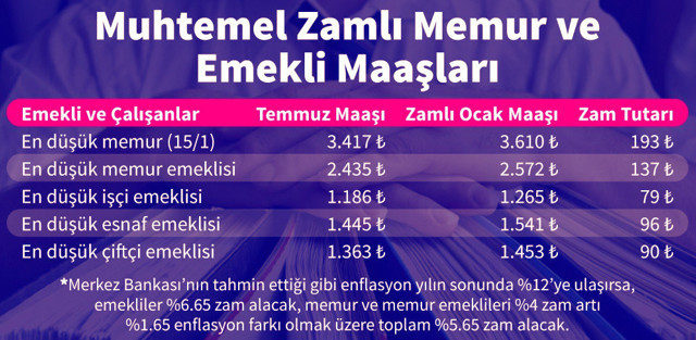 Memur zammı 2020 Ocak ayında ne kadar olacak net maaş - Resim: 0