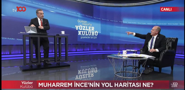 Muharrem İnce'nin tv 100'de katıldığı program geceye damga vurdu! - Resim: 0