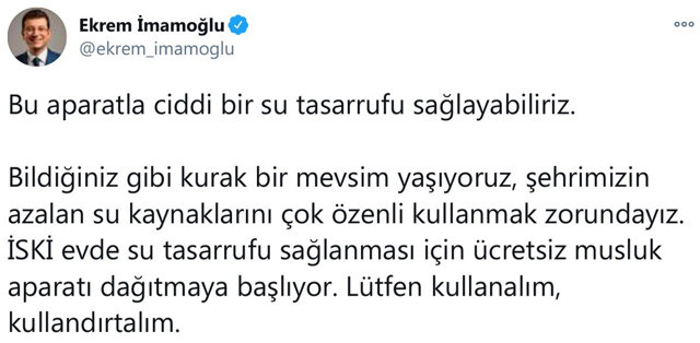 İSKİ evde su tasarrufu sağlanması için musluk aparatı dağıtacak! Ücretsiz olacak - Resim: 0