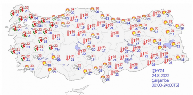 Çok fena geliyor! Meteoroloji İstanbul dahil 23 şehir için 5 gün boyunca alarm verdi! 2 şehire sel uyarısı - Resim: 2