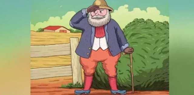 Sadece 10 saniyeniz var! Yaşlı adamın karısını bulursanız dahisiniz detaya dikkat - Resim: 0