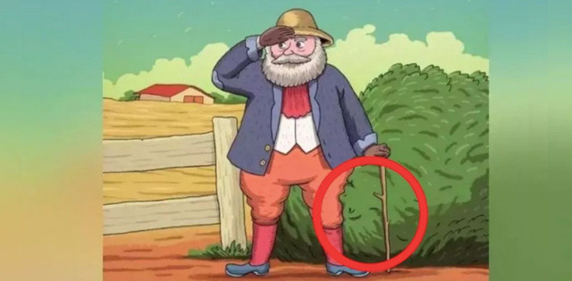 Sadece 10 saniyeniz var! Yaşlı adamın karısını bulursanız dahisiniz detaya dikkat - Resim: 1