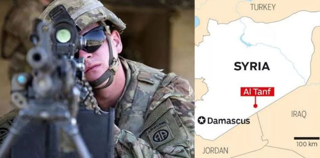 ABD'nin Suriye'deki üssünün yakınlarına İHA saldırısı yapıldı - Resim: 1