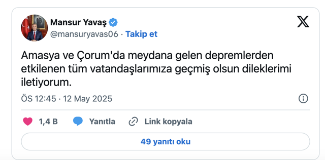 Şimdi de Çorum'da deprem oldu! Kandilli duyurdu - Resim: 0