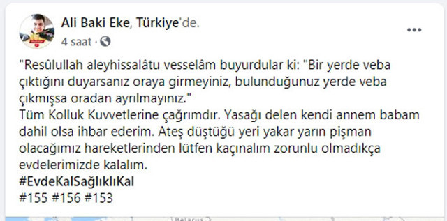 'Yasağı delen anne ve babam bile olsa ihbar ederim' dedi ve etti - Resim: 0