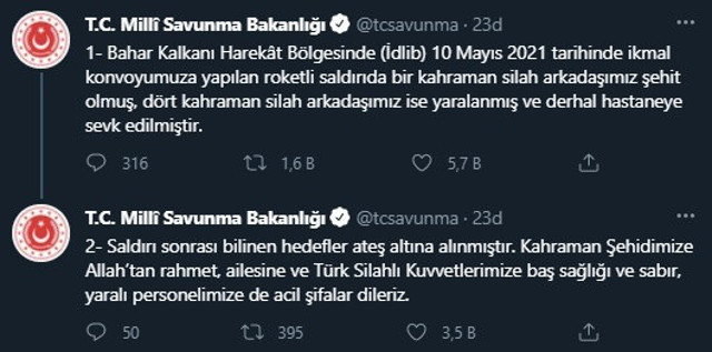 İdlib'ten acı haberler geldi! PKK saldırısında 1 askerimiz şehit oldu 4 askerimiz yaralandı - Resim: 0