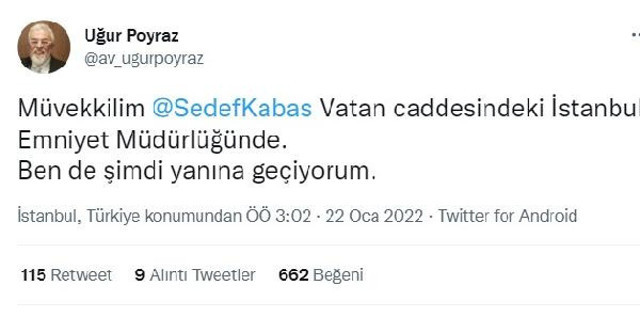 Gazeteci Sedef Kabaş, Cumhurbaşkanı Erdoğan'a yönelik çirkin sözleri sonrası gözaltına alındı - Resim: 1
