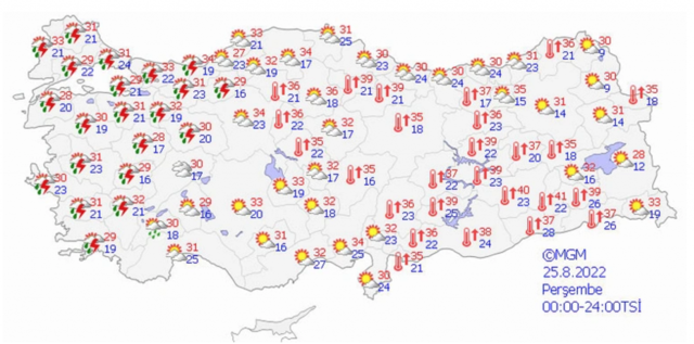 Çok fena geliyor! Meteoroloji İstanbul dahil 23 şehir için 5 gün boyunca alarm verdi! 2 şehire sel uyarısı - Resim: 3