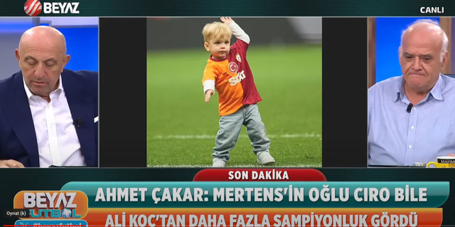 Ahmet Çakar: Mertens'in oğlu Ciro Ali Koç'tan daha fazla şampiyonluk gördü - Resim: 1