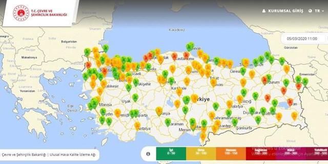 Türkiye sokağa çıkmadı hava temizlendi haritaya bakın - Resim: 0