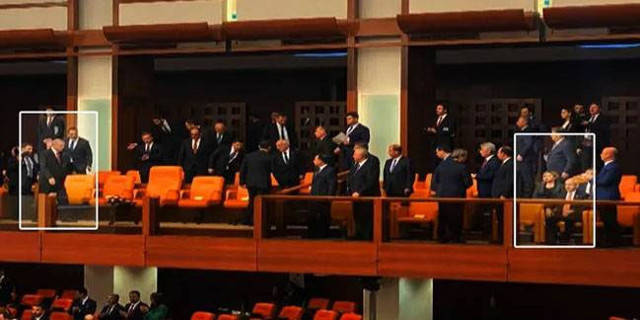 Meclis'te 28. yasama dönemi başladı! Cumhurbaşkanı Erdoğan salona girdi Kemal Kılıçdaroğlu ayağa kalmadı - Resim: 1