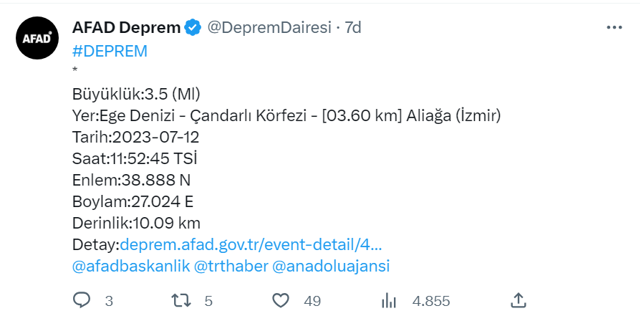 İzmir'de deprem oldu! Panik yaratan depremle ilgili Kandilli ve AFAD farklı açıkladı - Resim: 1