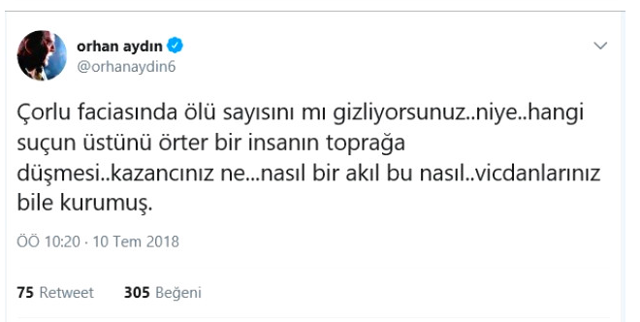 Orhan Aydın kimdir neden gözaltına aldı Orhan Aydın twitter'da ne yazmıştı - Resim: 1