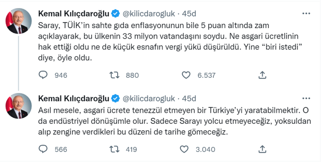 Kemal Kılıçdaroğlu asgari ücret zammını beğenmedi! 33 milyon vatandaş soyuldu! - Resim: 0