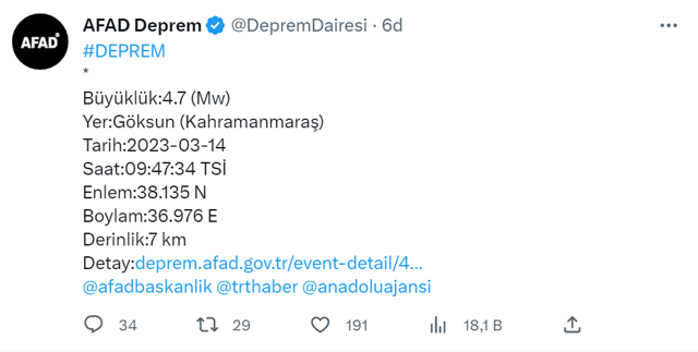Kahramanmaraş'ta korkutan deprem! AFAD'dan açıklama geldi - Resim: 0