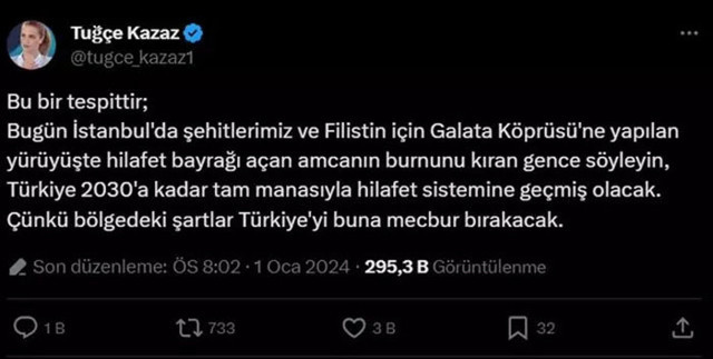 'Hilafet' diye ortalığa saçıldılar! Müslüm Gündüz, Tuğçe Kazaz, Hizb ut-Tahrir, Ümit Özdağ... - Resim: 3