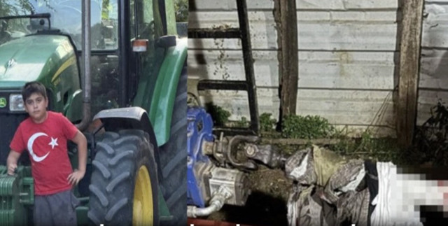 Samsun'da korkunç kaza! Meraklı çocuk slaj makinesine kapılarak can verdi - Resim: 0