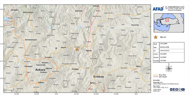 Ankara'da 4,5 büyüklüğünde deprem - Resim: 0