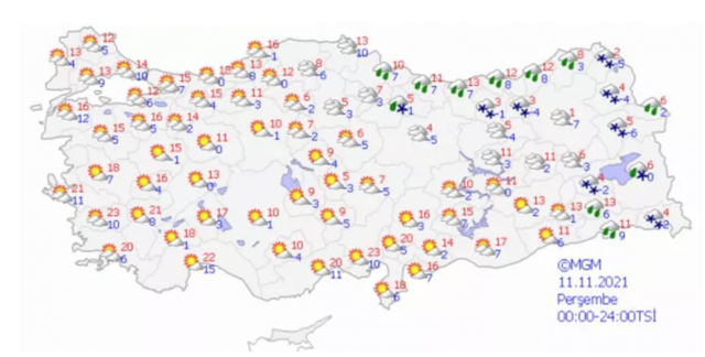 Meteorolojiden kar uyarısı! Sıcaklıklar 6-12 derece düşecek, kar geliyor - Resim: 2
