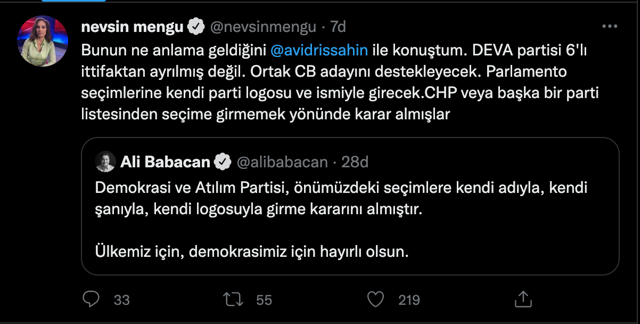 6'lı Masa dağılıyor mu? Ali Babacan açıkladı: Seçimlere kendimiz gireceğiz - Resim: 0