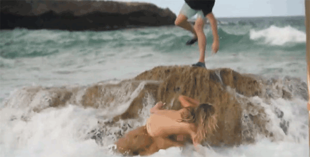 Dünyaca ünlü model çıplak poz verirken kayalıklardan düştü! - Resim: 3