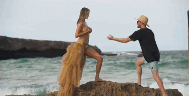 Dünyaca ünlü model çıplak poz verirken kayalıklardan düştü! - Resim: 4