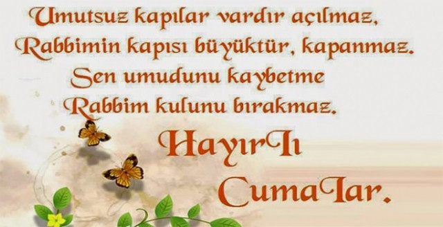 Cuma mesajları resimli kısa sözler sayfası 2018 - Resim: 1