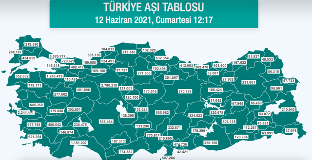 Sağlık Bakanlığı toplam aşı sayısını duyurdu - Resim: 0